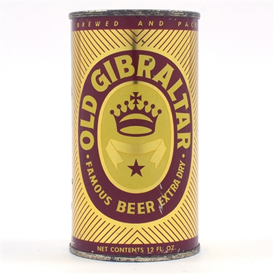 Old Gibraltar Beer Flat Top MIAER 106-40