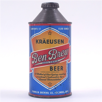 Ben Brew Beer Cone Top 151-15