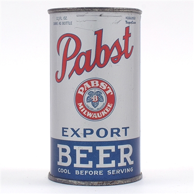 Pabst Export Opening Instruction Flat Top 111-9
