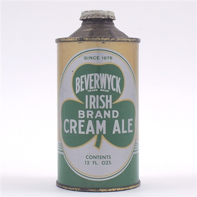 Beverwyck Irish Brand Cream Ale Cone Top 152-4