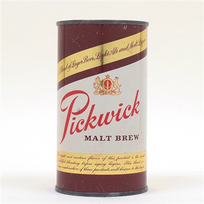 Pickwick MALT Brew Flat Top 115-8 RARE