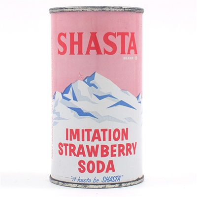 Shasta Strawberry Soda Flat Top