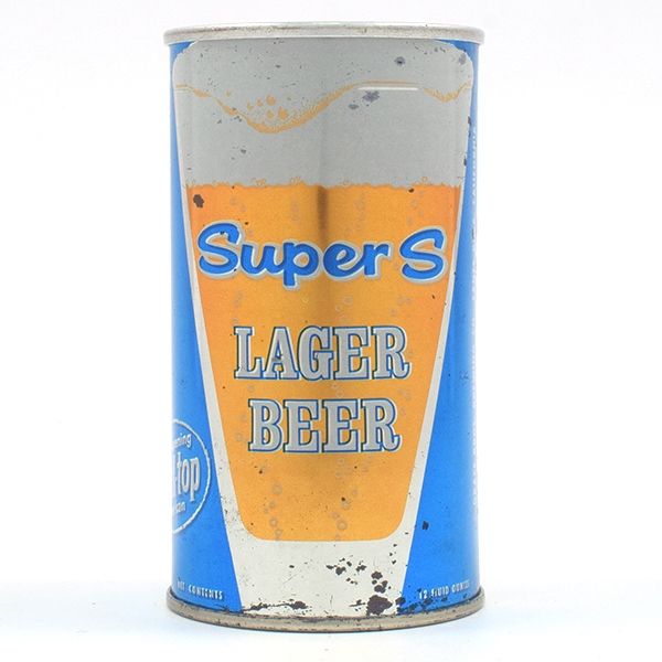 Super S Beer Zip Top Pull Tab 129-26