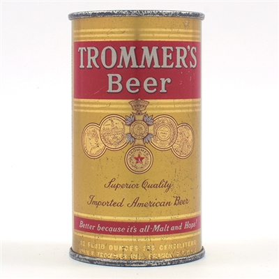 Trommers Beer Flat Top WITHDRAWN FREE 129-26