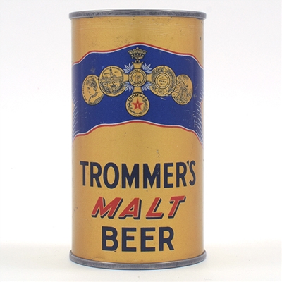 Trommers Malt Beer Opening Instruction Flat Top 139-30 SHARP