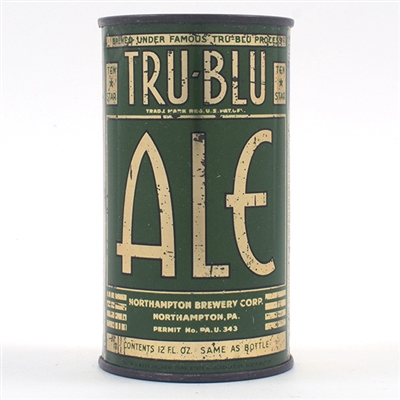 Tru Blu Ale Opening Instruction Flat Top RARE 140-10