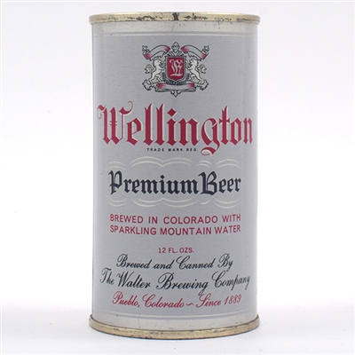 Wellington Beer Flat Top ENAMEL SILVER UNLISTED