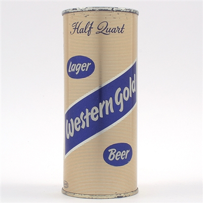 Western Gold Beer 16 OZ Pint Flat Top 236-15
