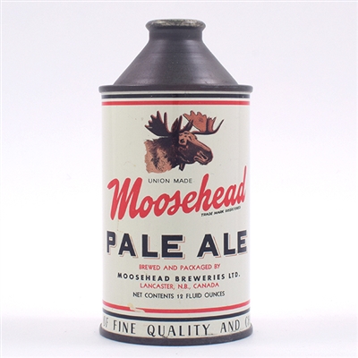 Moosehead Ale Canadian Cone Top DARK MOOSE