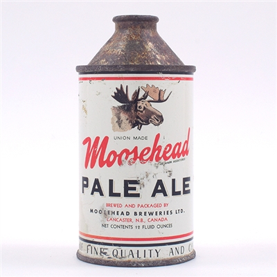 Moosehead Ale Canadian Cone Top LIGHT MOOSE