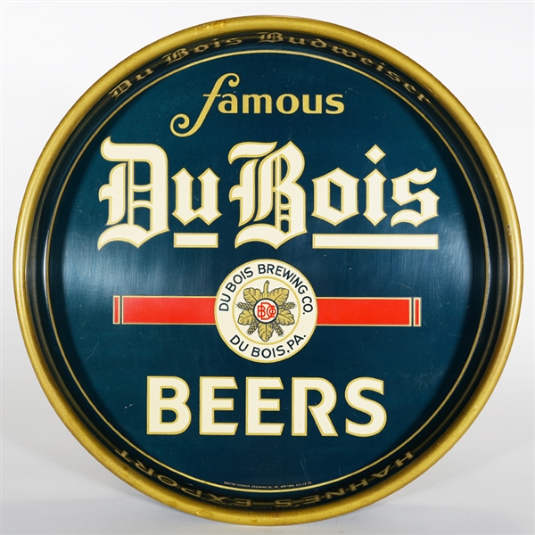 DuBois Budweiser Beer Advertising Tray