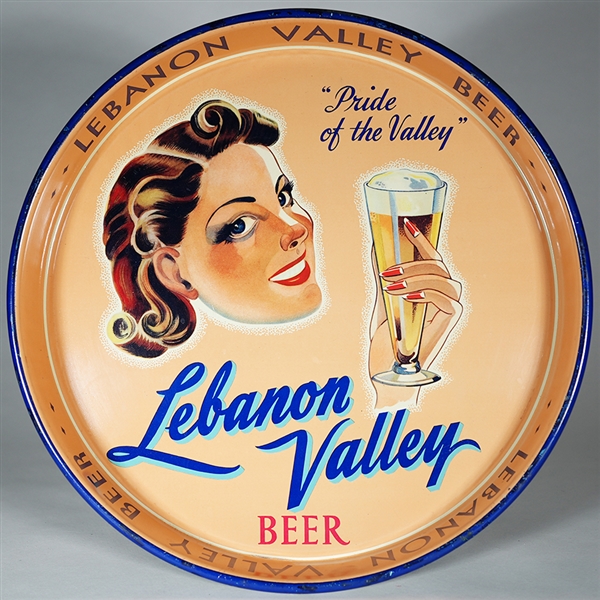 Lebanon Valley Pride Advertising Beer Tray