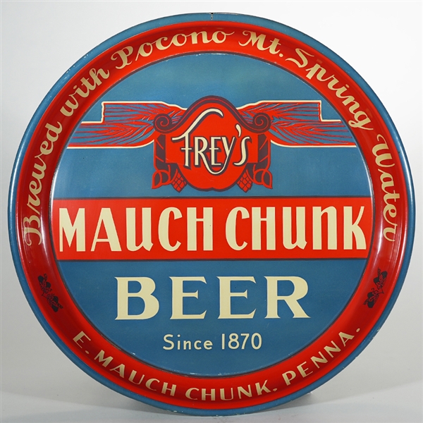 Mauch Chunk Beer Advertising Tray