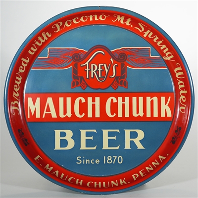 Mauch Chunk Beer Advertising Tray
