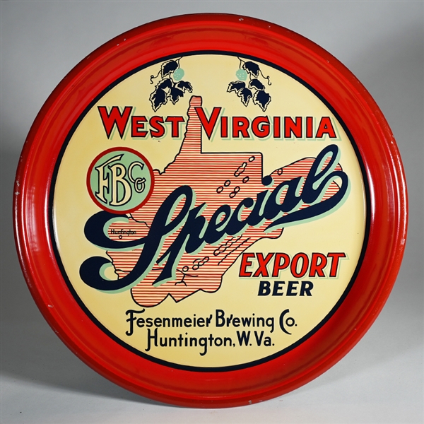 West Virginia Special Export Beer Tray