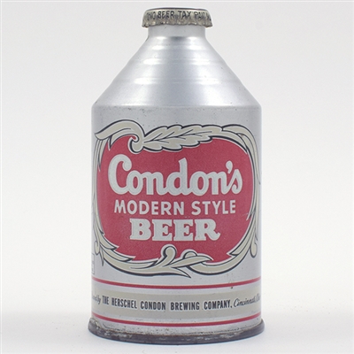 Condons Beer Crowntainer Cone Top 192-27