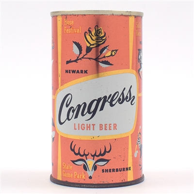 Congress Beer Set Can Flat Top CITIES 50-23