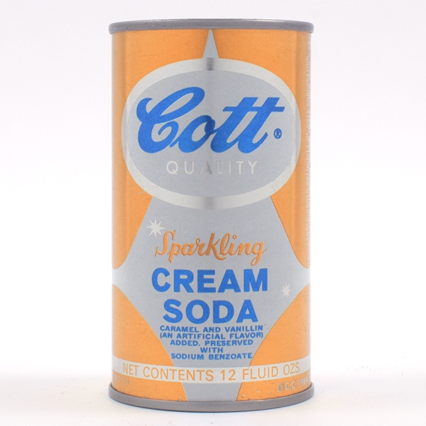 Cott Cream Soda Insert Pull Tab