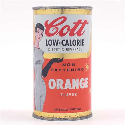 Cott Orange Soda Flat Top