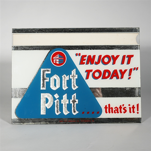 Fort Pitt Enjoy It Today ROG BEECO Sign 