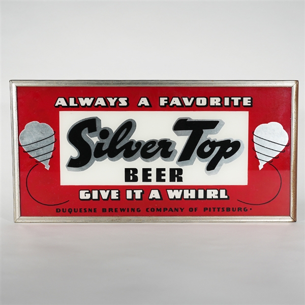 Silver Top Beer Give It A Whirl ROG Sign 