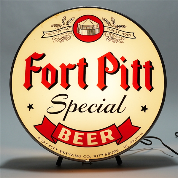 Fort Pitt Special Beer Illuminated GILLCO GLOW Sign 