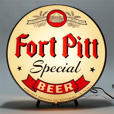 Fort Pitt Special Beer Illuminated GILLCO GLOW Sign 