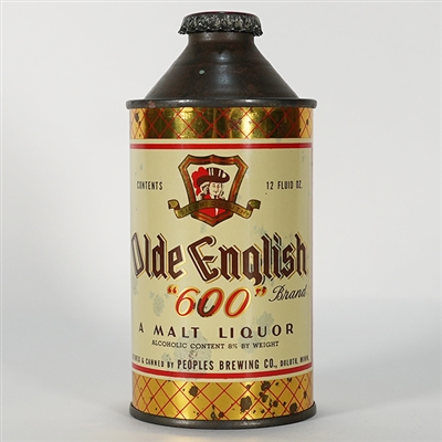 Olde English 600 Malt Liquor Cone Top RARE 