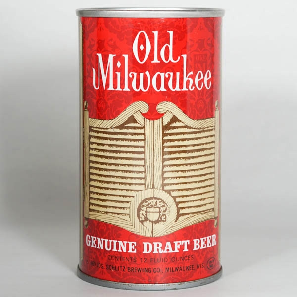 Old Milwaukee Genuine Draft Beer Insulated Thermo-serv Beverage Mug. 