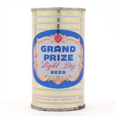Grand Prize Beer Flat Top RED KEGLINED OVAL 74-15