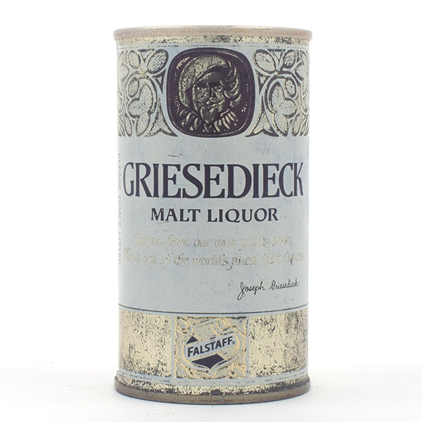 Griesedieck Malt Liquor Test Pull Tab EMBOSSED RARE 233-8