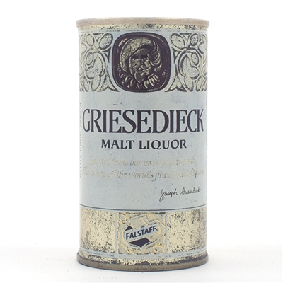 Griesedieck Malt Liquor Test Pull Tab EMBOSSED RARE 233-8