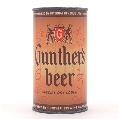 Gunthers Beer Flat Top SPECIAL DRY 78-21