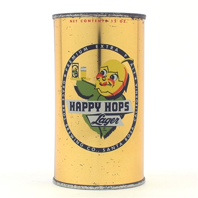 Happy Hops Beer Flat Top NICE 80-14
