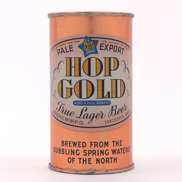 Hop Gold Opening Instruction Flat Top INTERSTATE MINTY 83-23