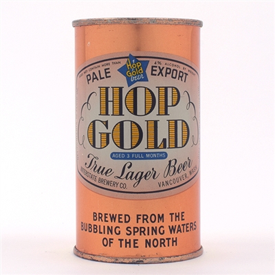 Hop Gold Opening Instruction Flat Top INTERSTATE MINTY 83-23