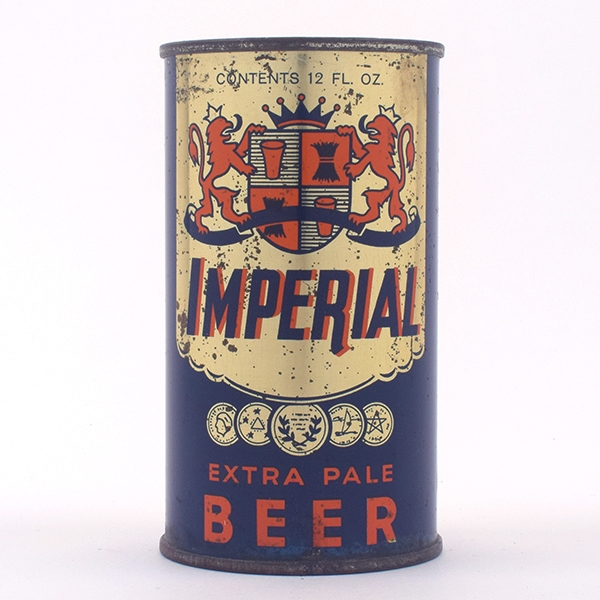 Imperial Beer Opening Instruction Flat Top RARE INDOOR 85-9