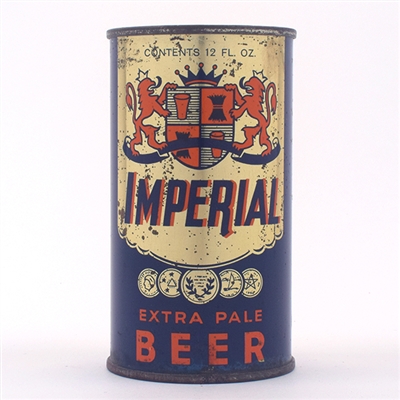 Imperial Beer Opening Instruction Flat Top RARE INDOOR 85-9