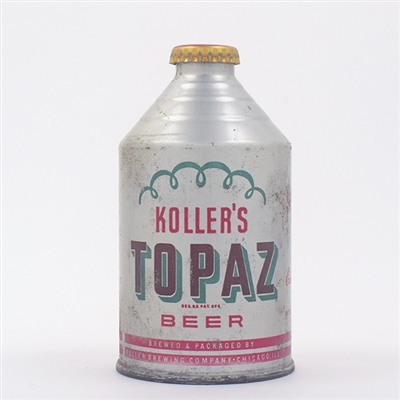 Kollers Topaz Beer Crowntainer Cone Top UNLISTED