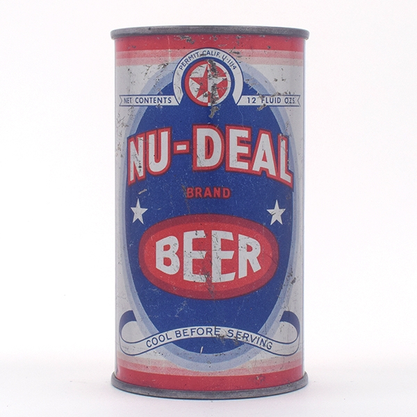 Nu Deal Beer Opening Instruction Flat Top U PERMIT 103-38