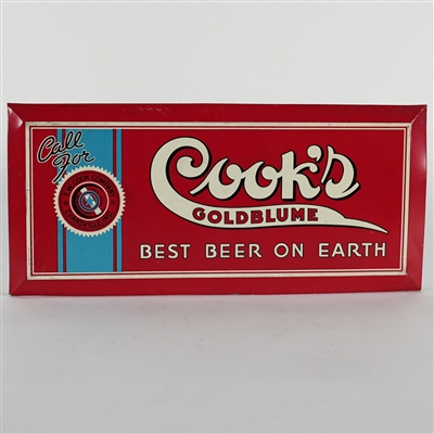 Cooks Goldblume Best Beer on Earth TOC Sign