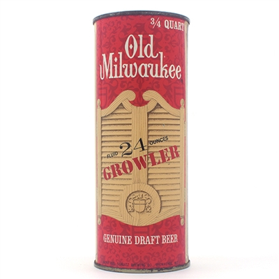 Old Milwaukee Draft Beer 24 oz Flat Top 237-6