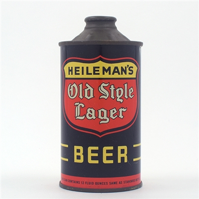 Old Style Heilemans Beer Cone Top 177-19