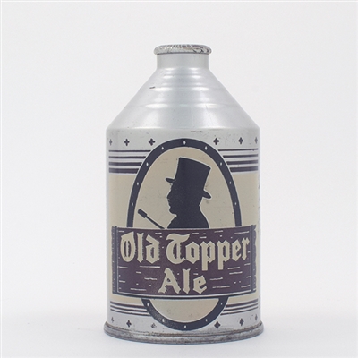 Old Topper Ale Crowntainer Cone Top PALE BACKGROUND 197-31
