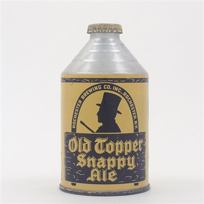 Old Topper Snappy Ale Crowntainer Cone Top BLACK 197-29