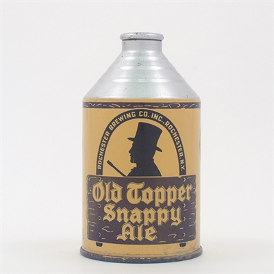 Old Topper Snappy Ale Crowntainer Cone Top BROWN 197-30