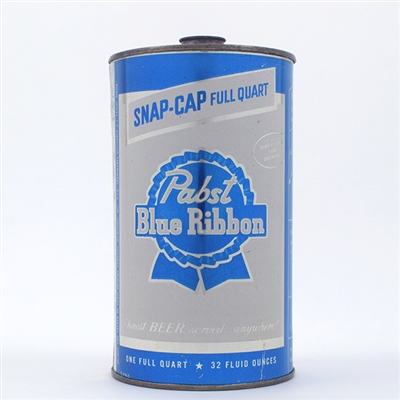 Pabst Blue Ribbon Snap Cap Quart Cone Top MILWAUKEE 217-5