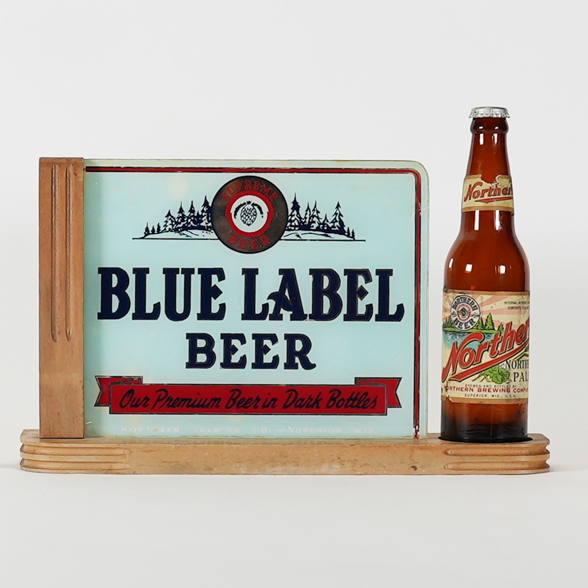 Northern Brewing Supreme Beer Blue Label Beer ROG Back Bar Display