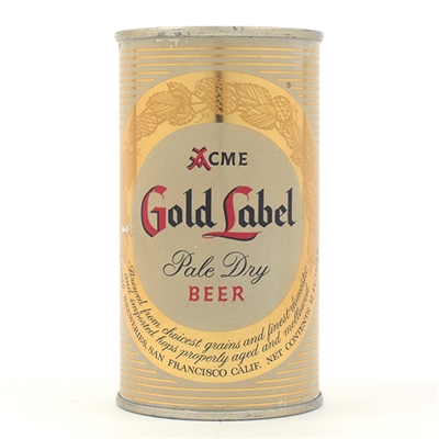 Acme Gold Label Beer Flat Top SAN FRANCISCO 29-14