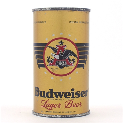 Budweiser Beer Opening Instruction Flat Top SMOOTH SEAM 43-40